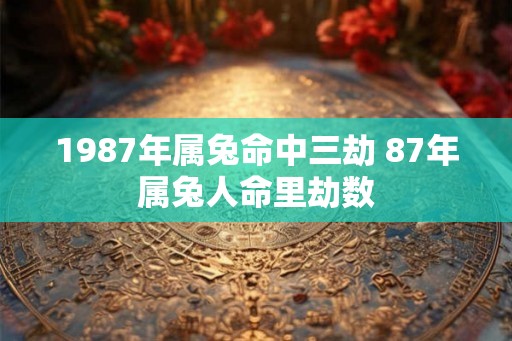 1987年属兔命中三劫 87年属兔人命里劫数