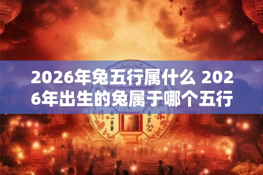 2026年兔五行属什么 2026年出生的兔属于哪个五行