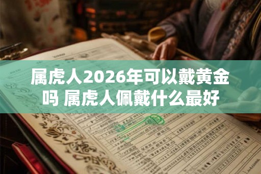 属虎人2026年可以戴黄金吗 属虎人佩戴什么最好