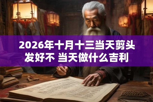 2026年十月十三当天剪头发好不 当天做什么吉利
