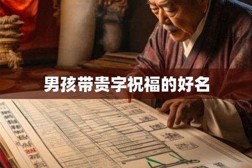 男孩带贵字祝福的好名
