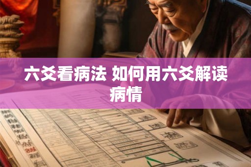 六爻看病法 如何用六爻解读病情 六爻看病法 如何用六爻解读病情
