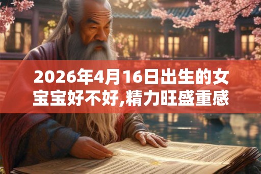 2026年4月16日出生的女宝宝好不好,精力旺盛重感情