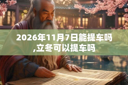 2026年11月7日能提车吗,立冬可以提车吗
