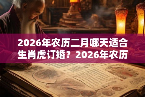 2026年农历二月哪天适合生肖虎订婚？2026年农历二月生肖虎订婚吉日