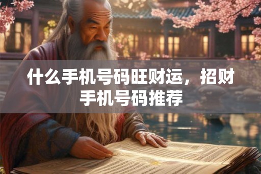 什么手机号码旺财运,招财手机号码推荐 什么手机号码旺财运,招财手机号码推荐