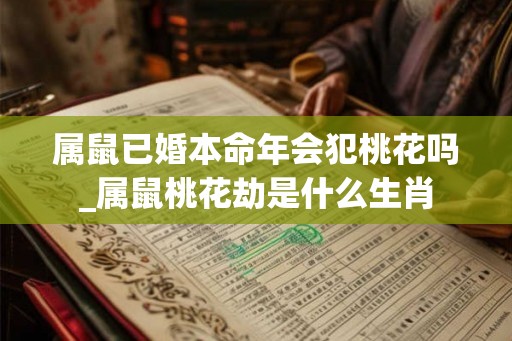 属鼠已婚本命年会犯桃花吗_属鼠桃花劫是什么生肖