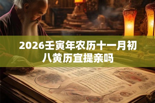 2026壬寅年农历十一月初八黄历宜提亲吗
