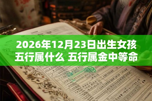 2026年12月23日出生女孩五行属什么 五行属金中等命局