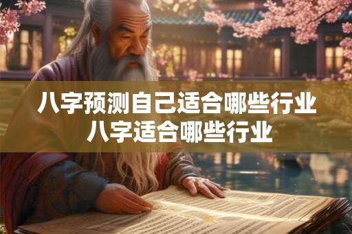 八字预测自己适合哪些行业 八字适合哪些行业