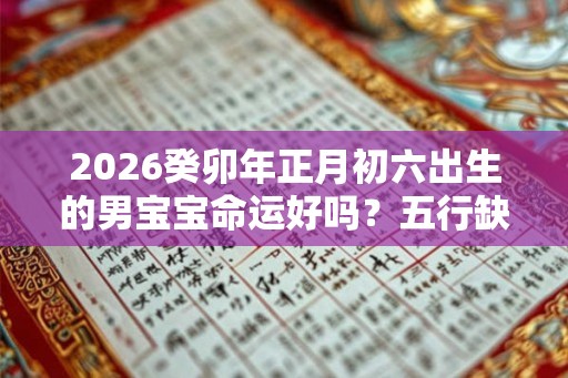 2026癸卯年正月初六出生的男宝宝命运好吗？五行缺什么