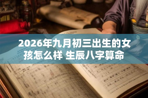 2026年九月初三出生的女孩怎么样 生辰八字算命