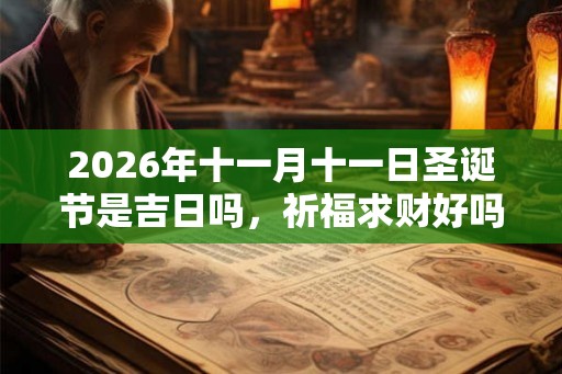 2026年十一月十一日圣诞节是吉日吗，祈福求财好吗？