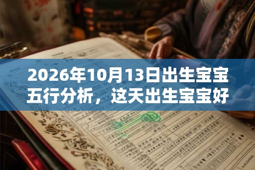 2026年10月13日出生宝宝五行分析，这天出生宝宝好不好？