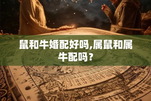 鼠和牛婚配好吗,属鼠和属牛配吗？