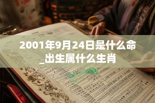 2001年9月24日是什么命_出生属什么生肖