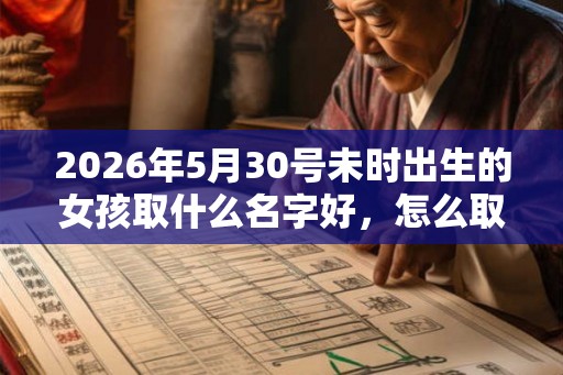 2026年5月30号未时出生的女孩取什么名字好,怎么取名? 2026年5月30号未时出生的女孩取什么名字好,怎么取名?