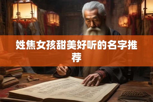 姓焦女孩甜美好听的名字推荐 姓焦女孩甜美好听的名字推荐