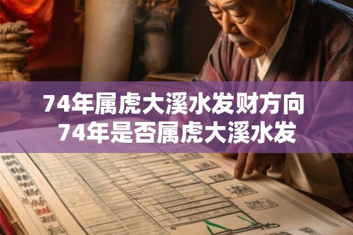 74年属虎大溪水发财方向 74年是否属虎大溪水发