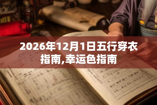 2026年12月1日五行穿衣指南,幸运色指南