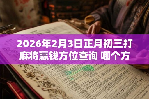2026年2月3日正月初三打麻将赢钱方位查询 哪个方向手气佳
