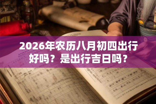2026年农历八月初四出行好吗?是出行吉日吗? 2026年农历八月初四出行好吗?是出行吉日吗?