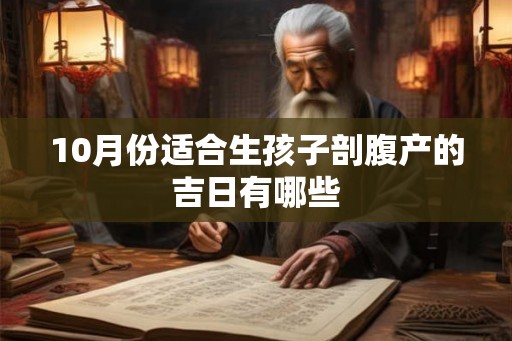 10月份适合生孩子剖腹产的吉日有哪些