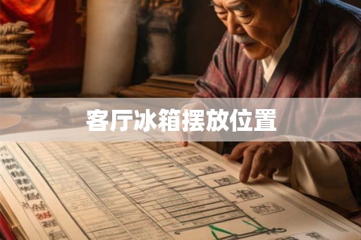 客厅冰箱摆放位置