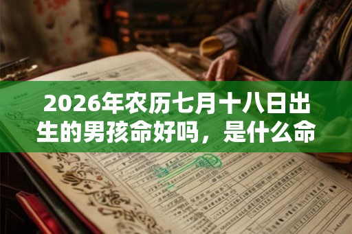 2026年农历七月十八日出生的男孩命好吗，是什么命？