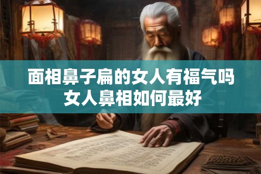 面相鼻子扁的女人有福气吗 女人鼻相如何最好