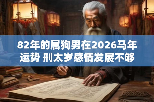 82年的属狗男在2026马年运势 刑太岁感情发展不够