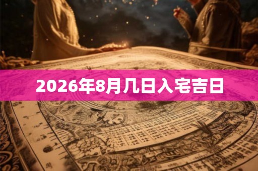2026年8月几日入宅吉日 2026年8月几日入宅吉日