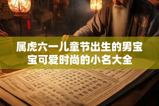 属虎六一儿童节出生的男宝宝可爱时尚的小名大全 属虎六一儿童节出生的男宝宝可爱时尚的小名大全