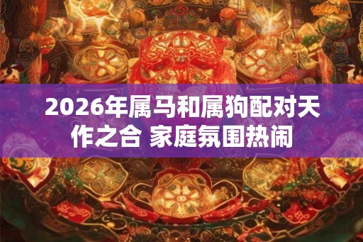 2026年属马和属狗配对天作之合 家庭氛围热闹