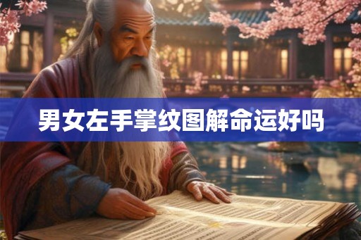 男女左手掌纹图解命运好吗