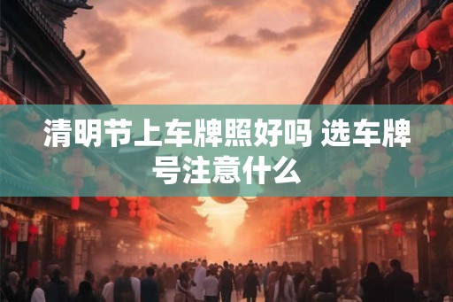 清明节上车牌照好吗 选车牌号注意什么