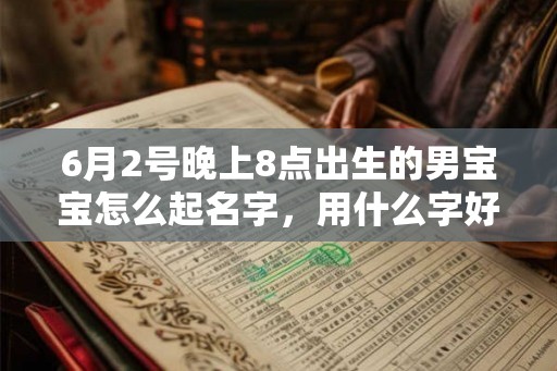 6月2号晚上8点出生的男宝宝怎么起名字，用什么字好