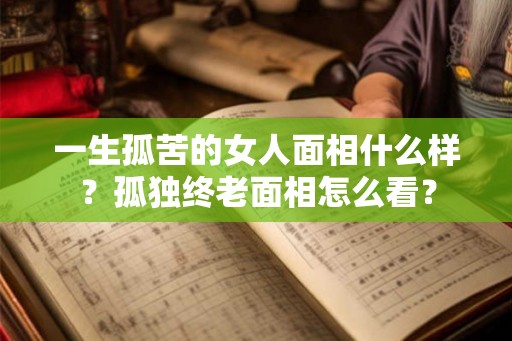 一生孤苦的女人面相什么样？孤独终老面相怎么看？