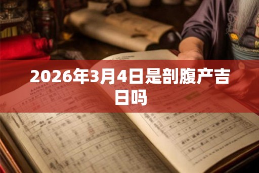 2026年3月4日是剖腹产吉日吗