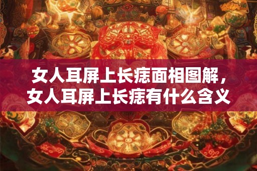女人耳屏上长痣面相图解，女人耳屏上长痣有什么含义？
