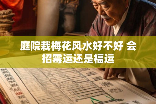 庭院栽梅花风水好不好 会招霉运还是福运