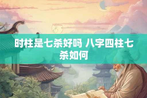 时柱是七杀好吗 八字四柱七杀如何