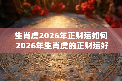 生肖虎2026年正财运如何 2026年生肖虎的正财运好吗 生肖虎2026年正财运如何 2026年生肖虎的正财运好吗