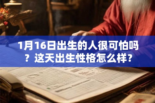 1月16日出生的人很可怕吗？这天出生性格怎么样？