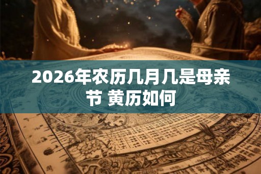 2026年农历几月几是母亲节 黄历如何 2026年农历几月几是母亲节 黄历如何