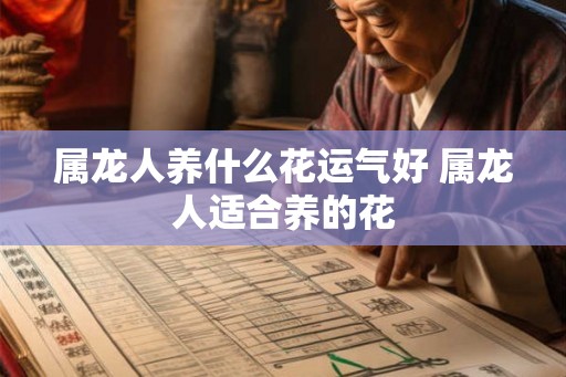 属龙人养什么花运气好 属龙人适合养的花