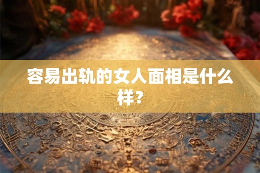 容易出轨的女人面相是什么样？