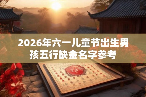 2026年六一儿童节出生男孩五行缺金名字参考 2026年六一儿童节出生男孩五行缺金名字参考
