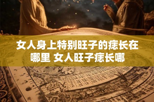 女人身上特别旺子的痣长在哪里 女人旺子痣长哪