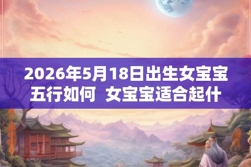 2026年5月18日出生女宝宝五行如何 女宝宝适合起什么名字 2026年5月18日出生女宝宝五行如何 女宝宝适合起什么名字